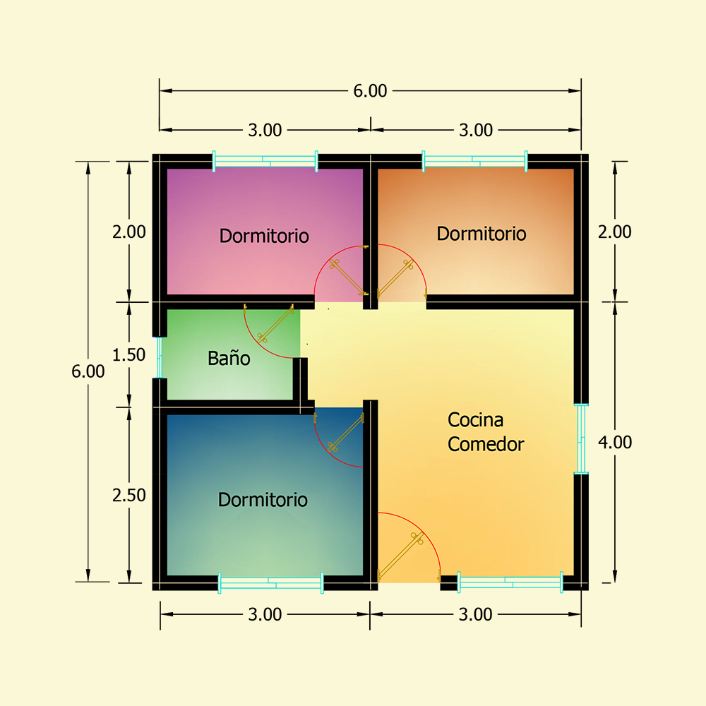 36 mts² (Plano N° 7)