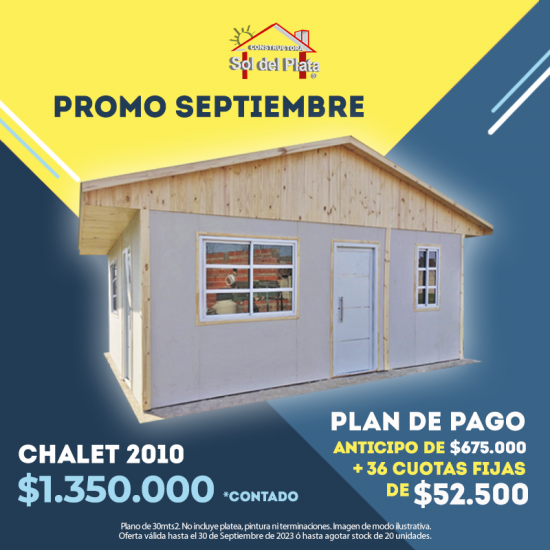 CASA PROPIA - PROMO SEPTIEMBRE 2023 - Constructora Sol del Plata