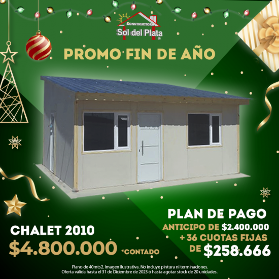 CASA PROPIA - PROMO FIN DE AÑO - DICIEMBRE 2023 - Constructora Sol del Plata