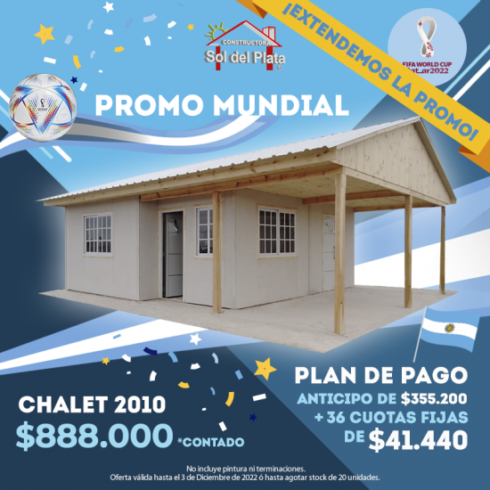 Extensión Promo Mundial CASA PROPIA – Sol del Plata Extensión Promo Mundial CASA PROPIA - Sol del Plata
